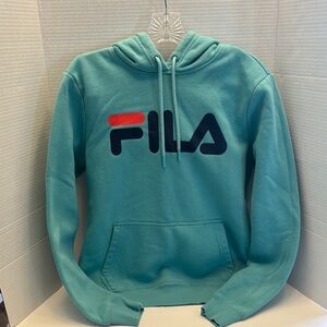 Fila Teal Hoodie with Logo
